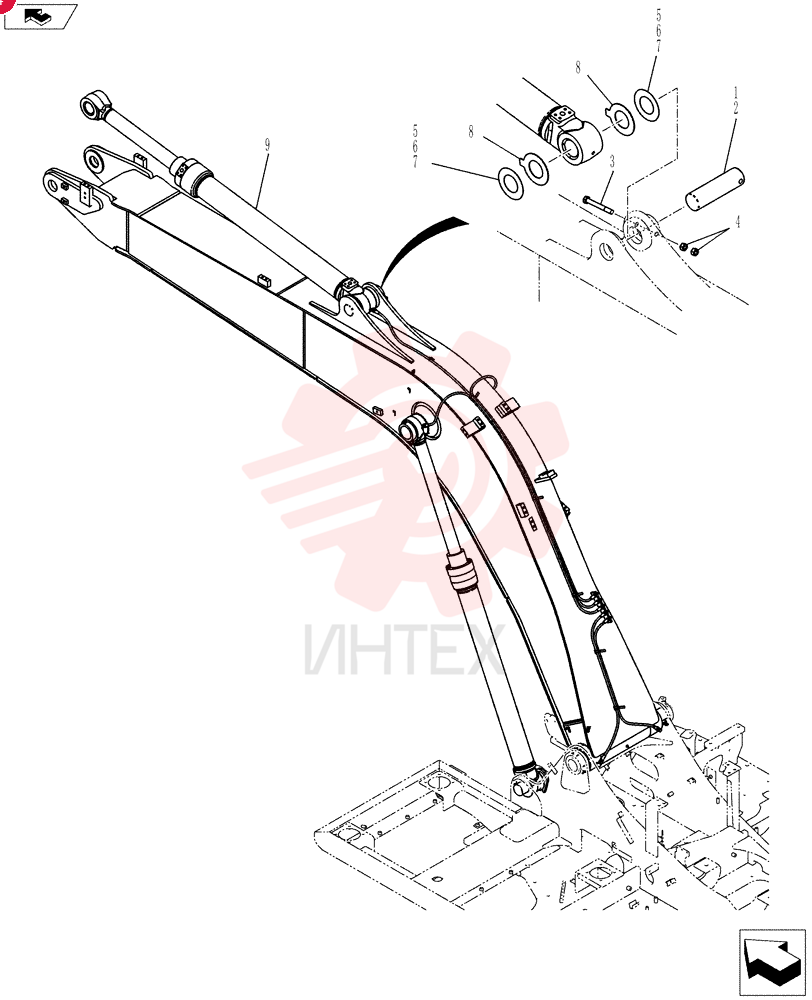 Схема (ED150-2) - BLADE RUNNER EXCAVATOR/DOZER ASN LH01-01001 (1/09-12/12) YY02B00188F1