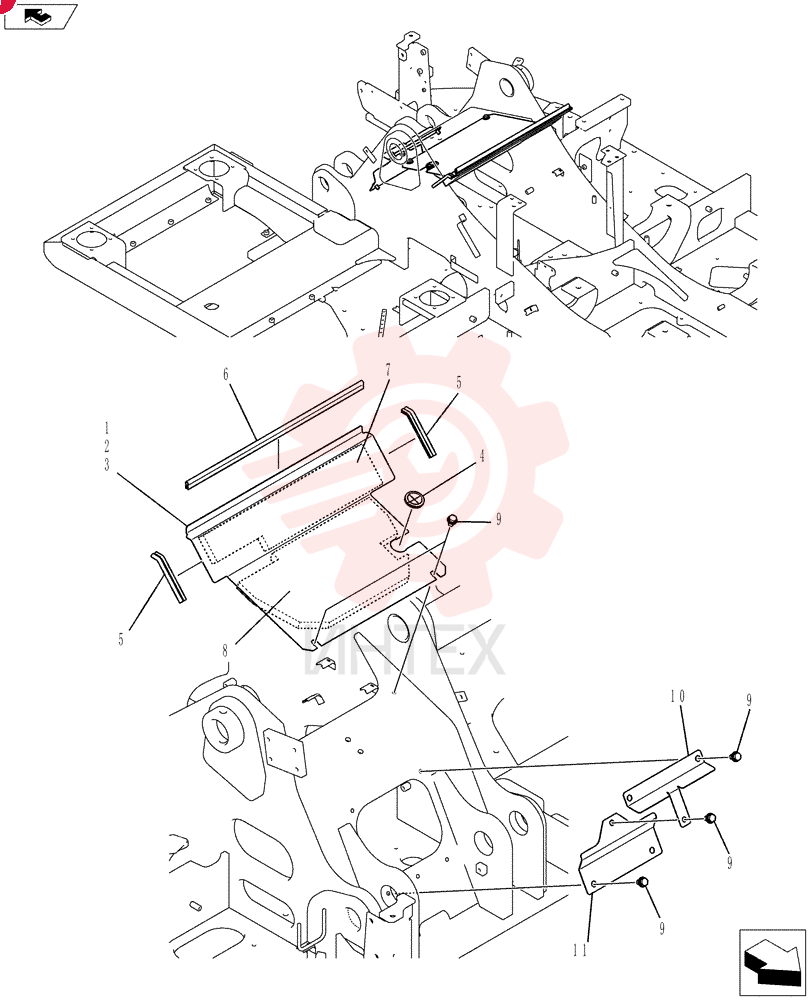 Схема (ED150-2) - BLADE RUNNER EXCAVATOR/DOZER ASN LH01-01001 (1/09-12/12) YY21C00081F1