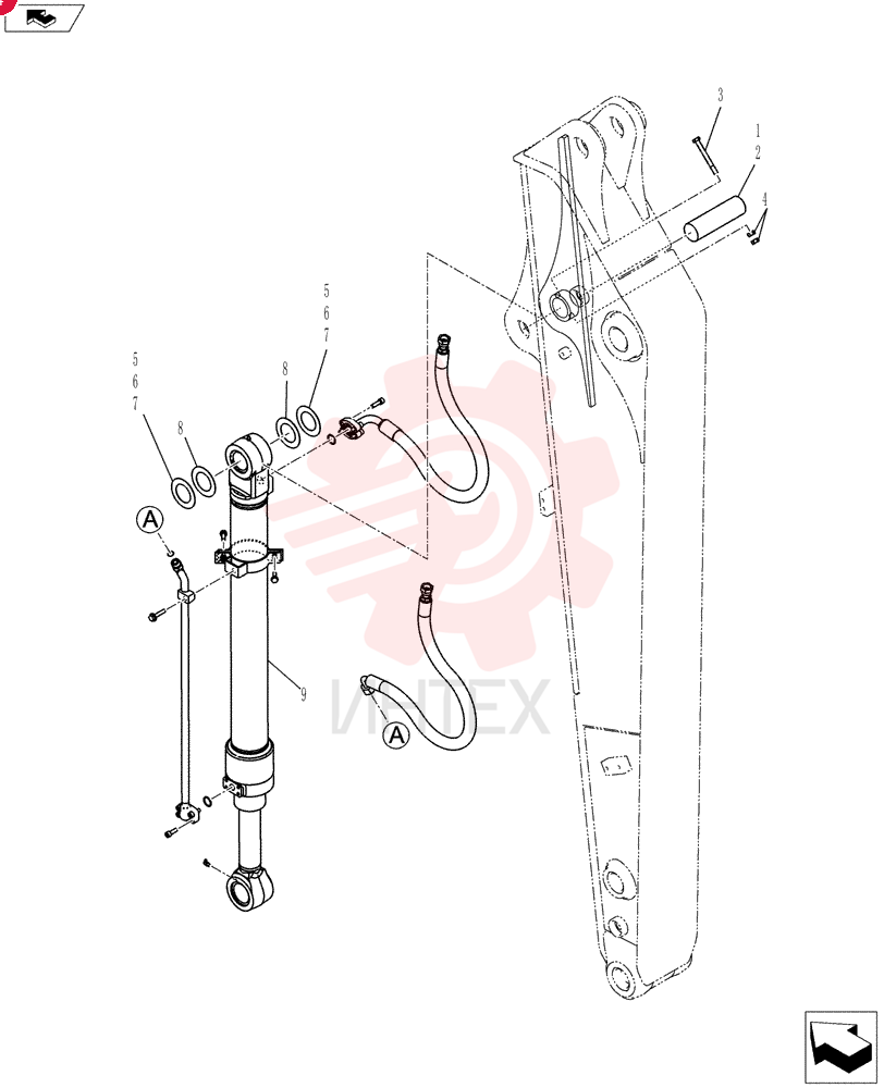 Схема (ED150-2) - BLADE RUNNER EXCAVATOR/DOZER ASN LH01-01001 (1/09-12/12) YY12B00247F1