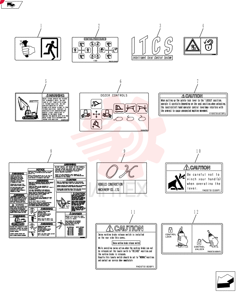 WARNING DECAL PH20T01018P1
