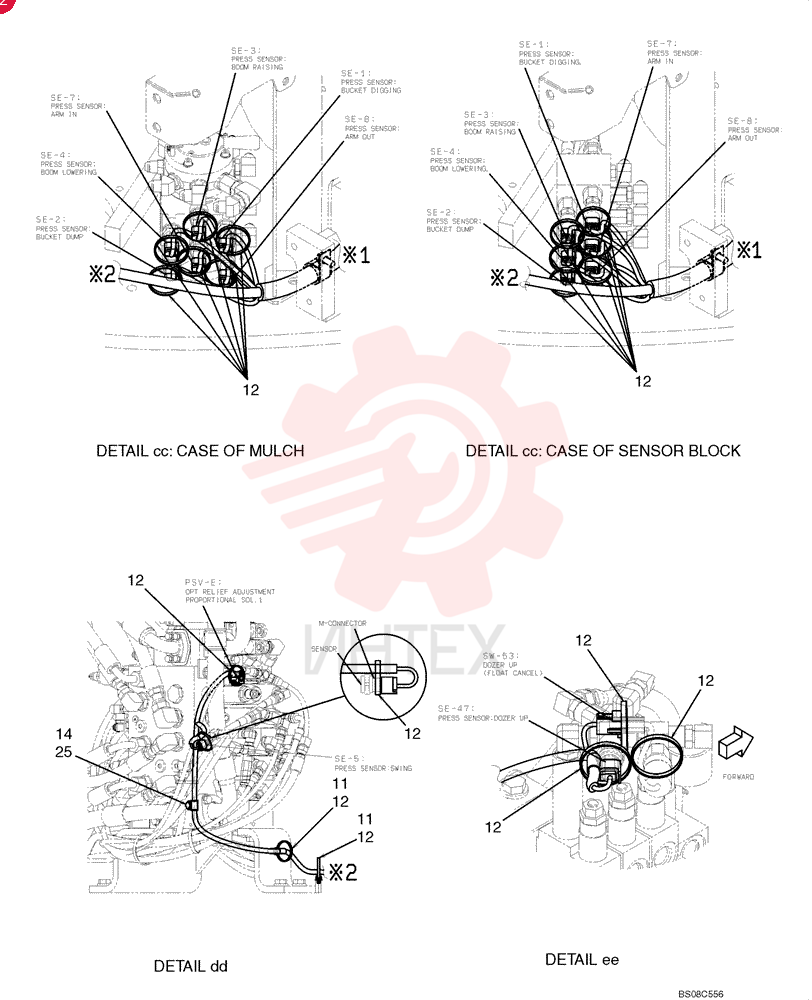 CLIP,M8 x 8.20mm Shank YN13E01375P1 (2)