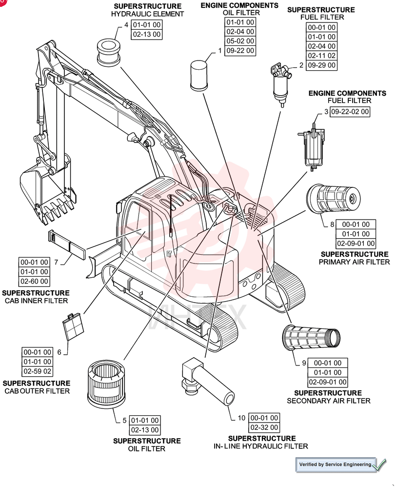 ENGINE OIL FILTER VA3424011101 (2)