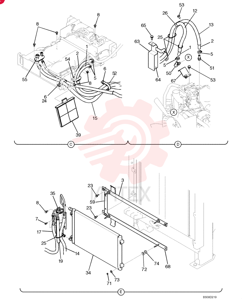 FLEXIBLE HOSE HX11W08270DX
