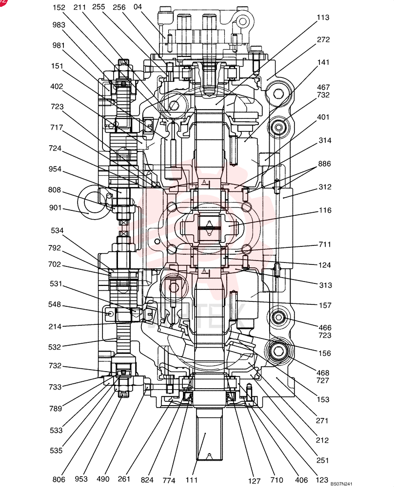 HYDRAULIC PUMP YY10V00014F1