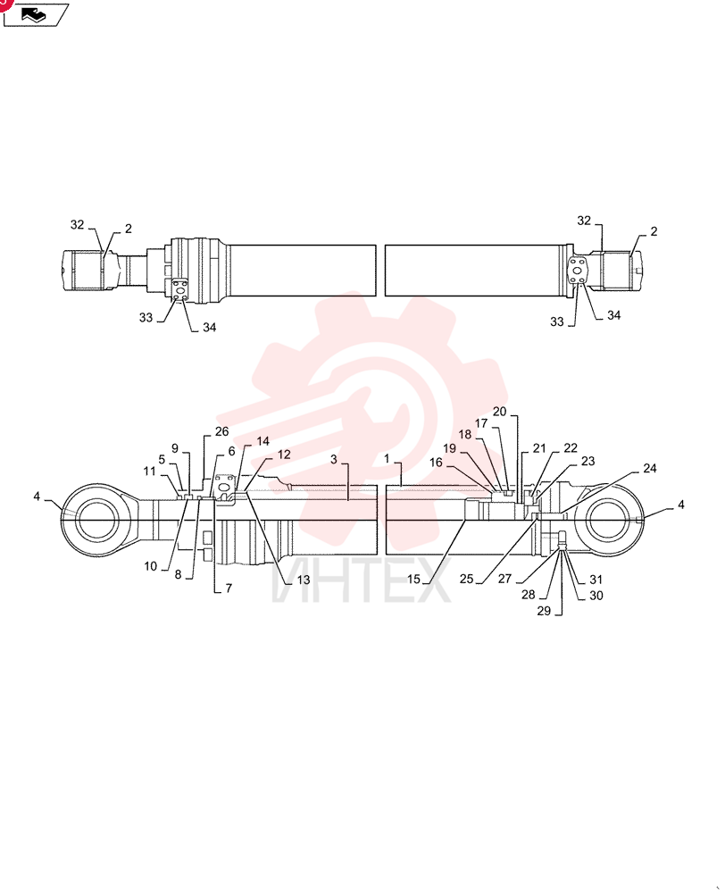 LIFT CYLINDER YY01V00054F1