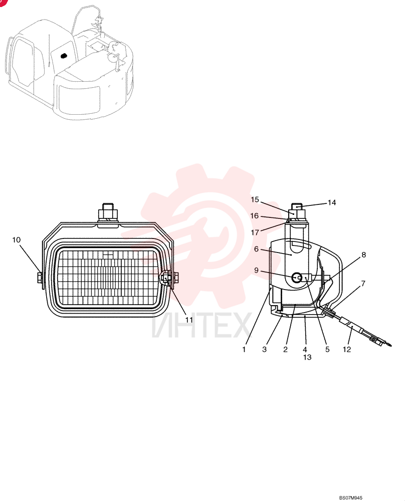 LIGHT ASSY. YT80S00002F1 (2)