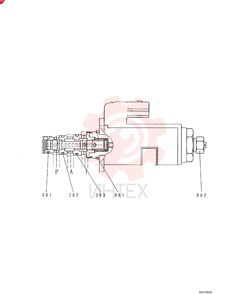 SOLENOID VALVE,Cartridge W/Coil YN35V00050F1 (1)