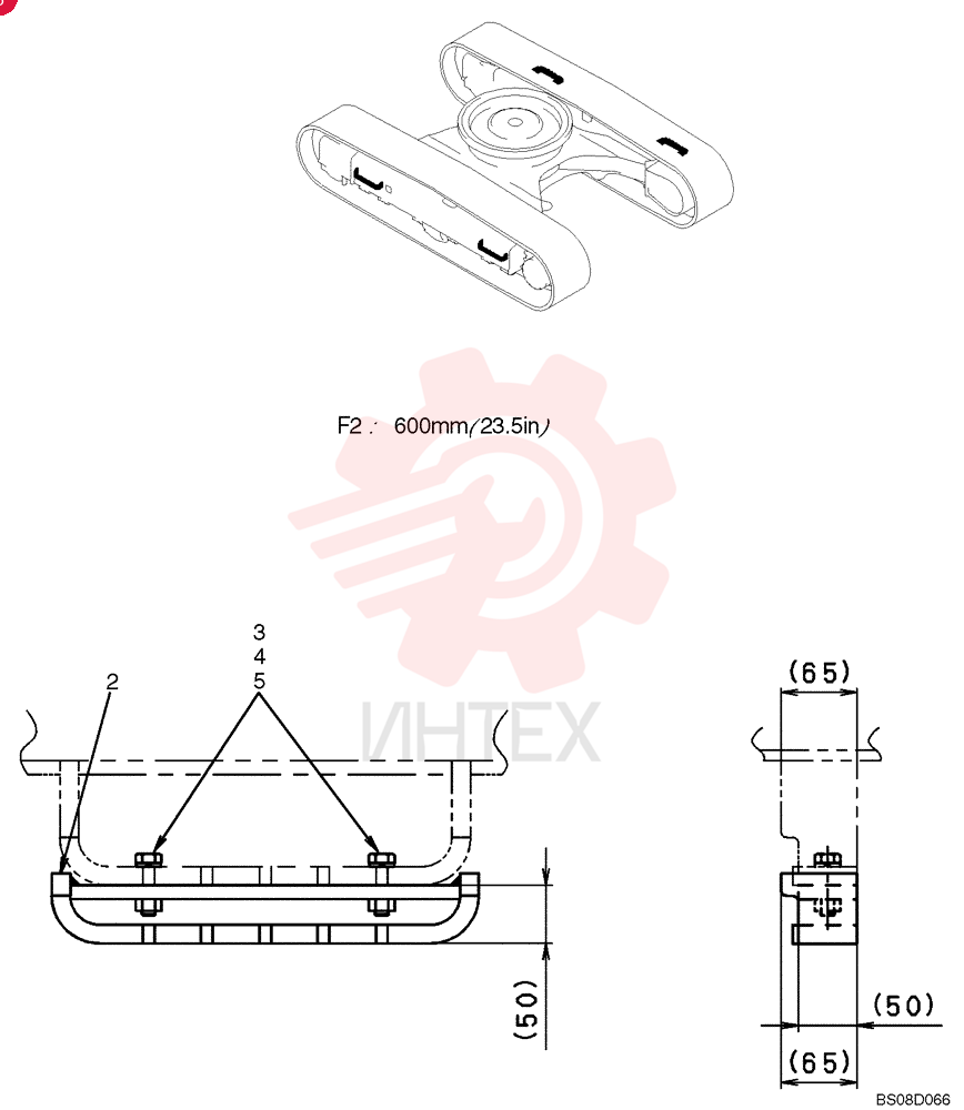 STEP,366mm wide
