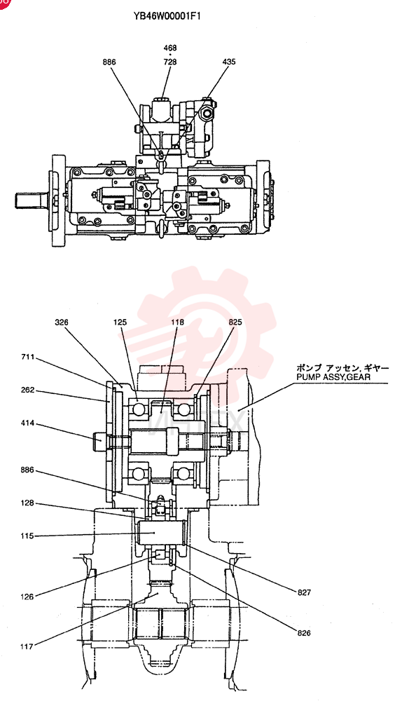CASE YB46W00001F1