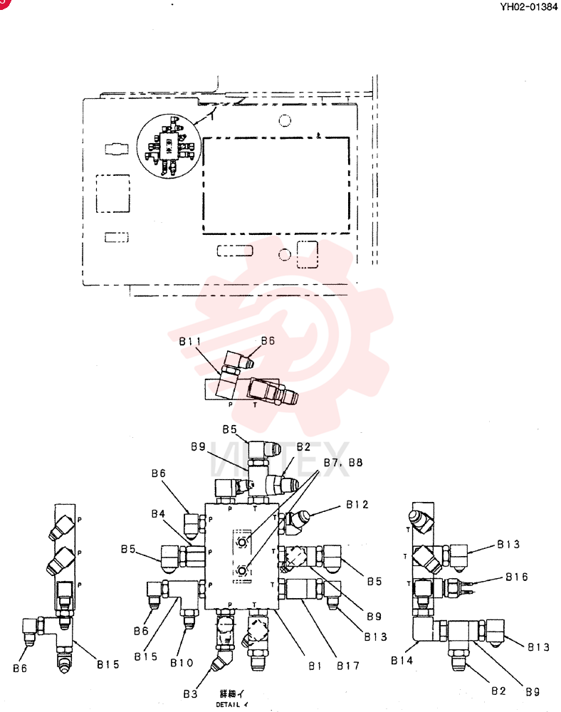 CONTROL LINES, VALVE YY64H00049F1 (1)