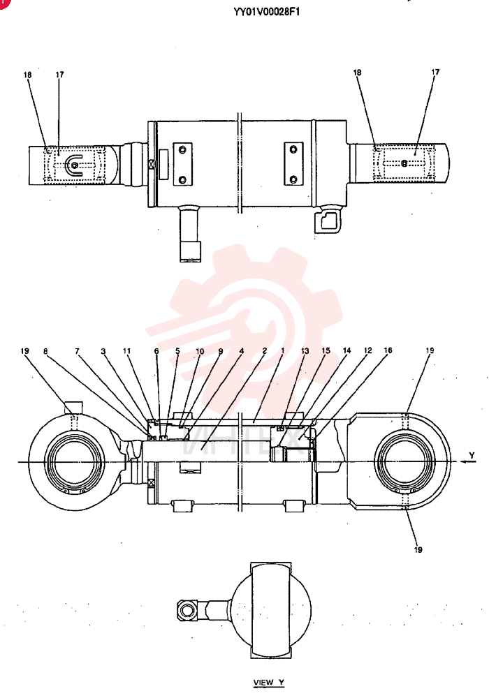 CYLINDER ASSY, ANGLE YY01V00028F1