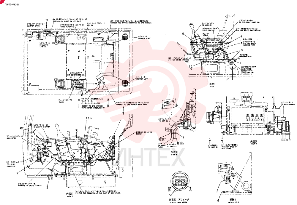 HARNESS ASSY, CAB YY14E00008F3 (3)