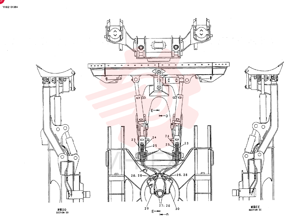 HYD LINES, LOW YY02H00014F1 (2)