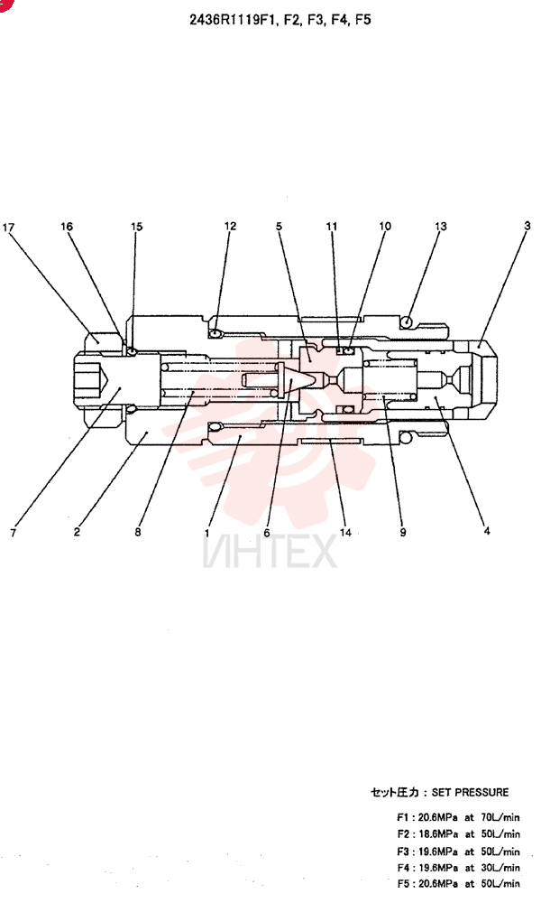 VALVE 2436R1119F1