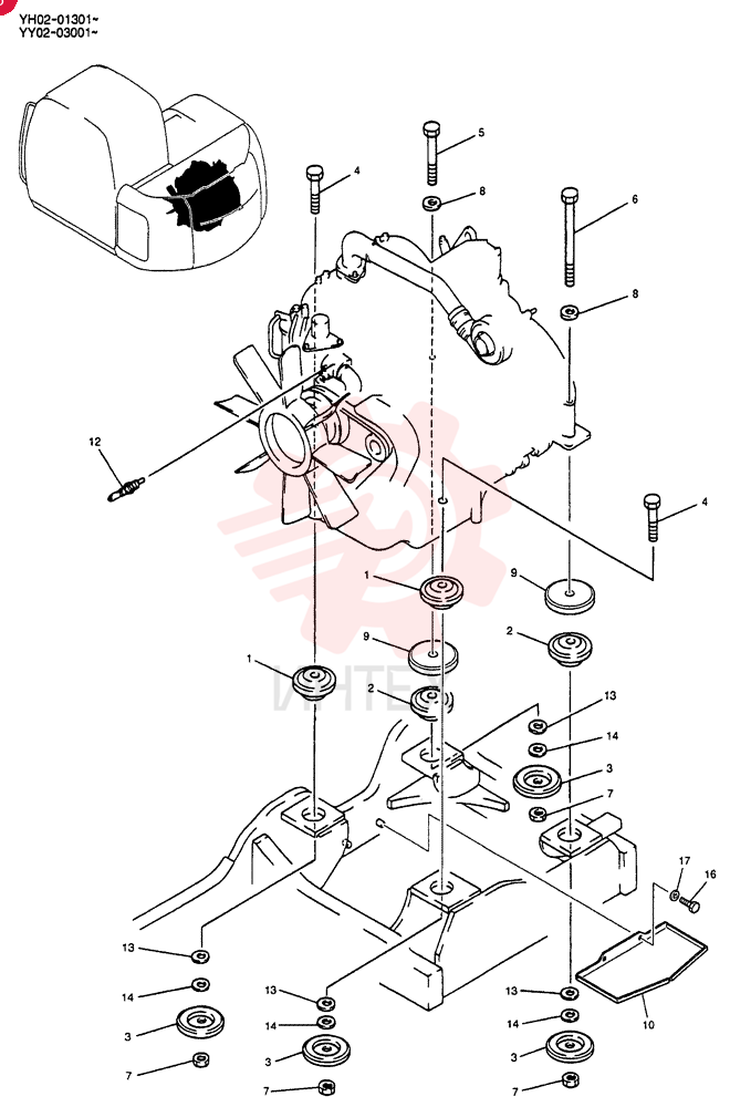ENGINE YY02P00008F1