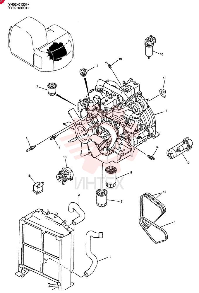 ENGINE YY02P00006F2