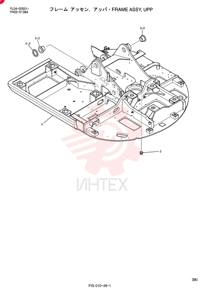FRAME ASSY, UPP YY52F00027F4