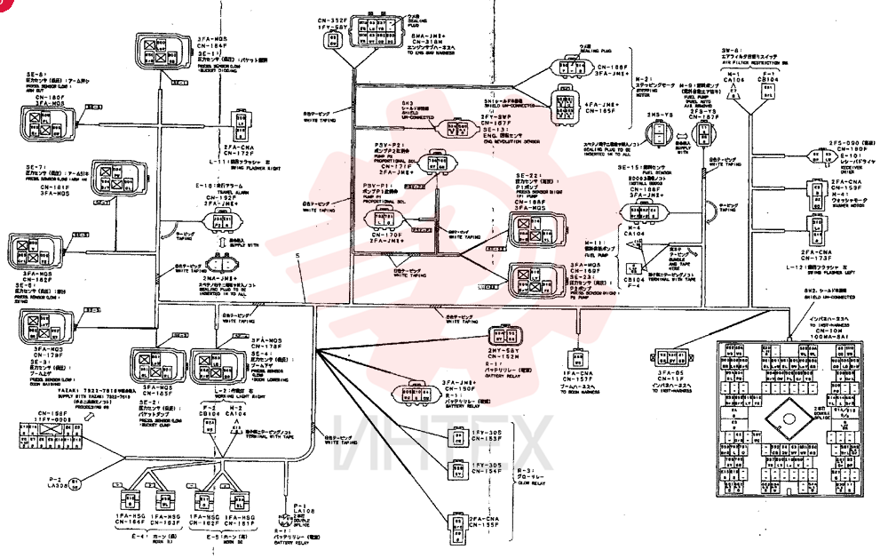 HARNESS ASSY, UPP (STD) YY13E00009F7 (1)