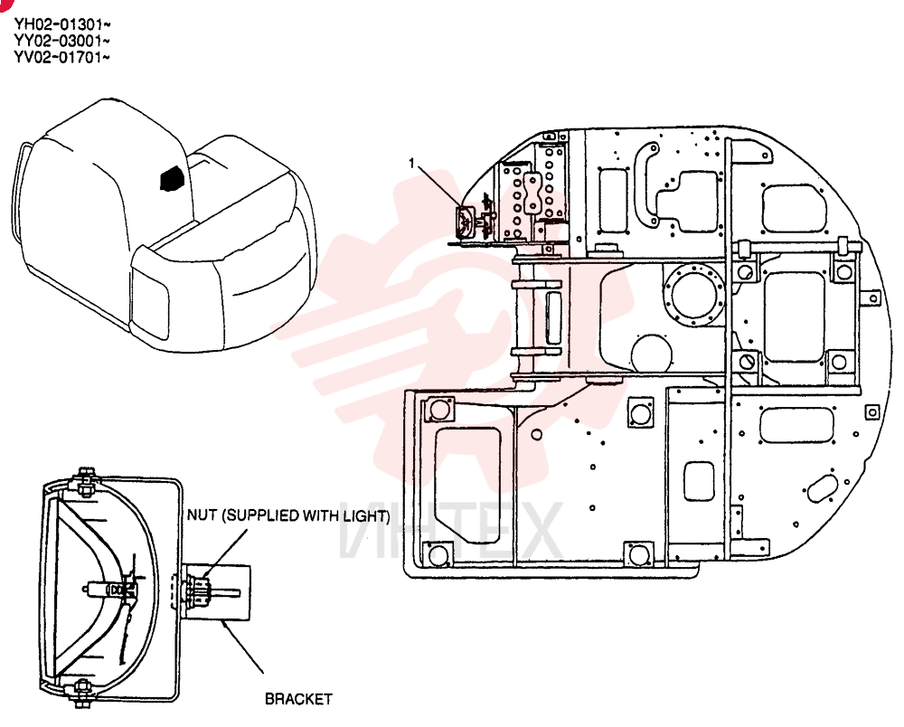 LIGHT ASSY. YX80E00002F1