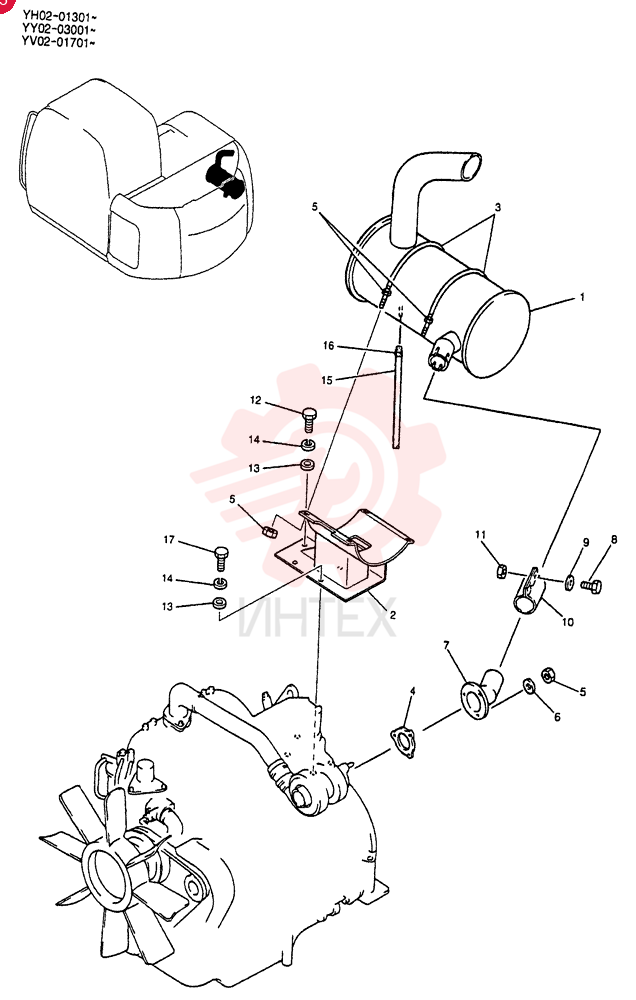 MUFFLER YY12P00003F1