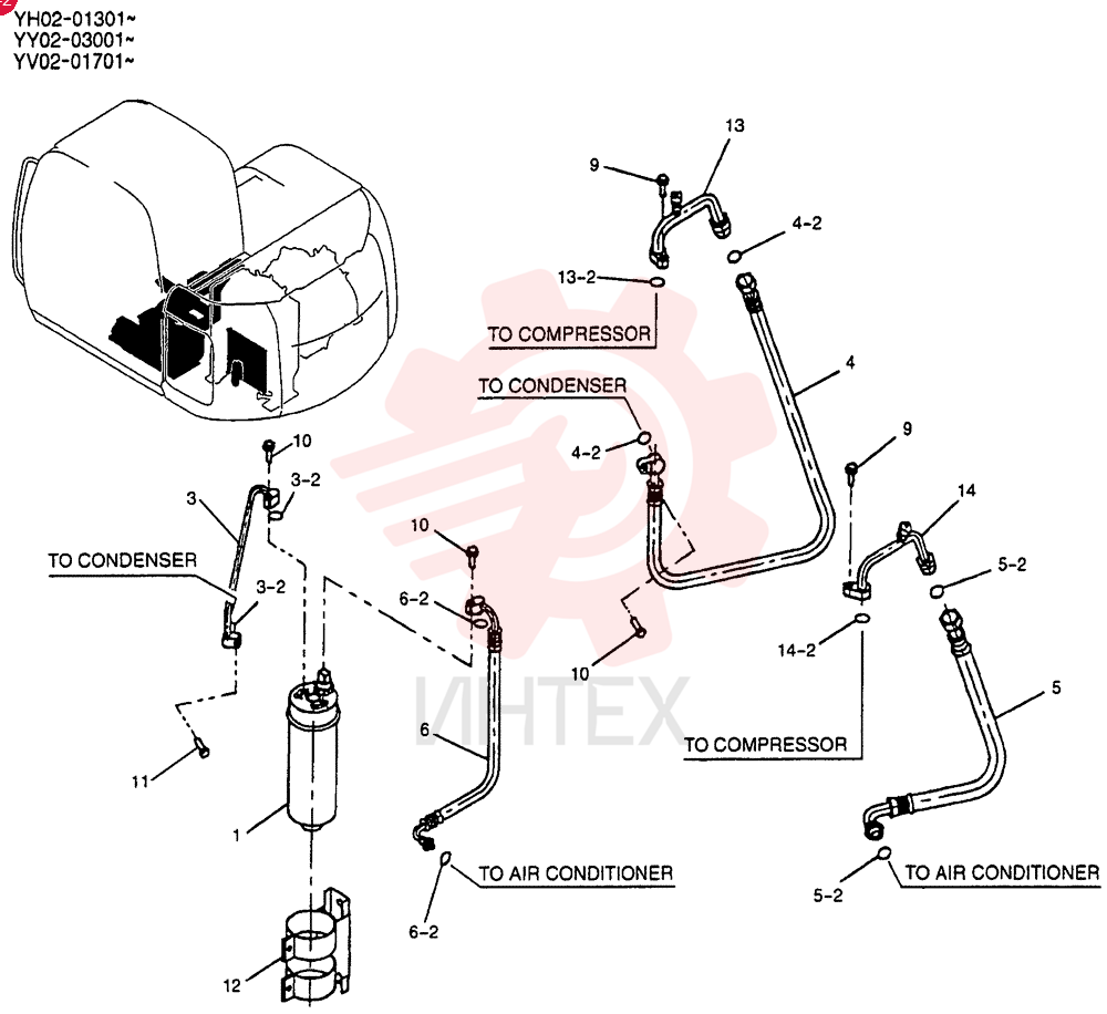 RECEIVER-DRYER YV96V00001F3