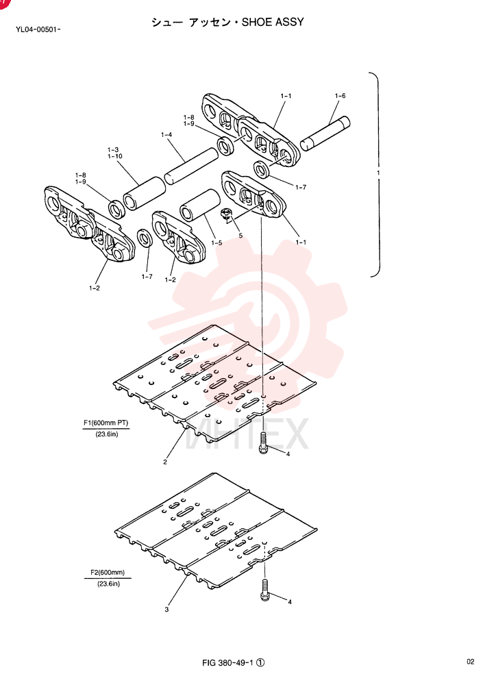 SHOE ASSY YY60D00019F1