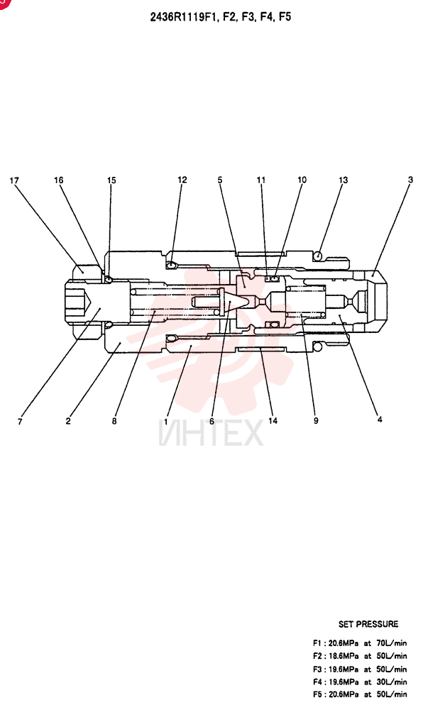VALVE 2436R1119F1