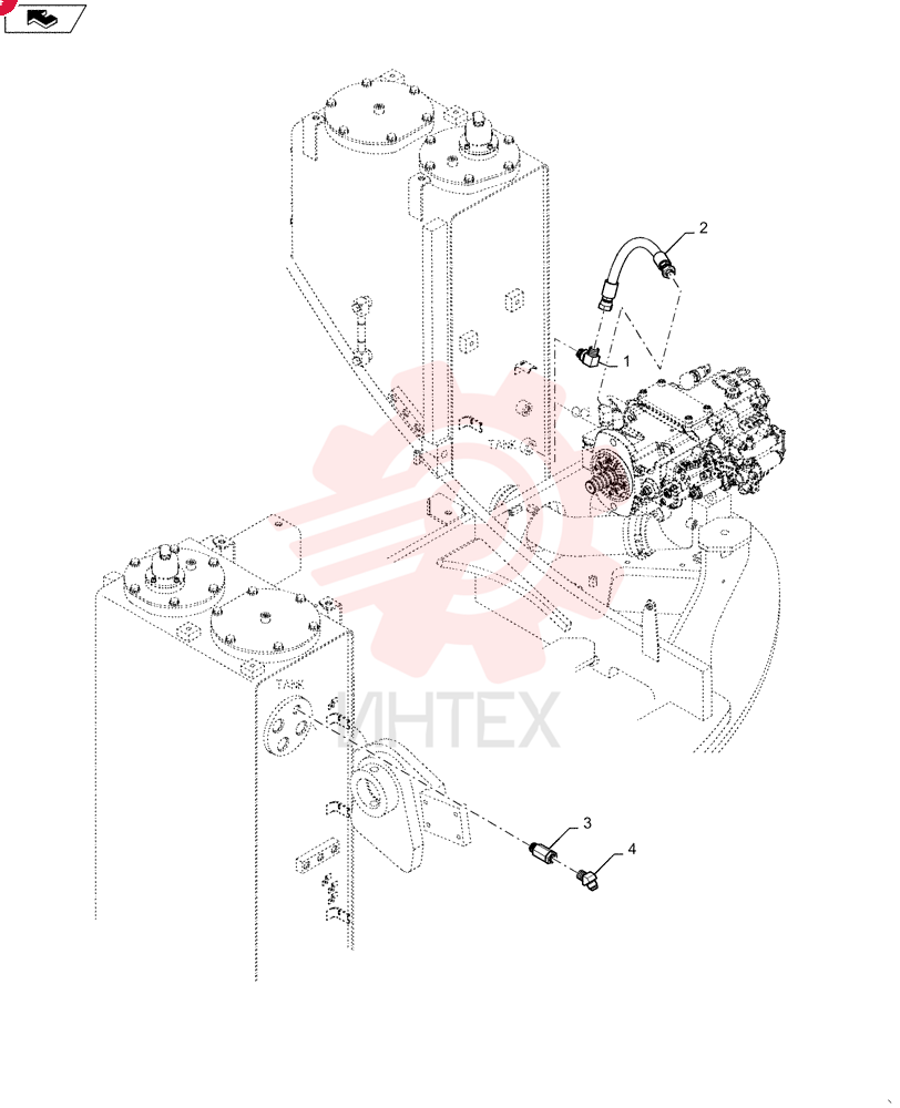 90 ELBOW,Male, 30 Degree Fl, PF 1/2" x PF 1/2", O-Ring