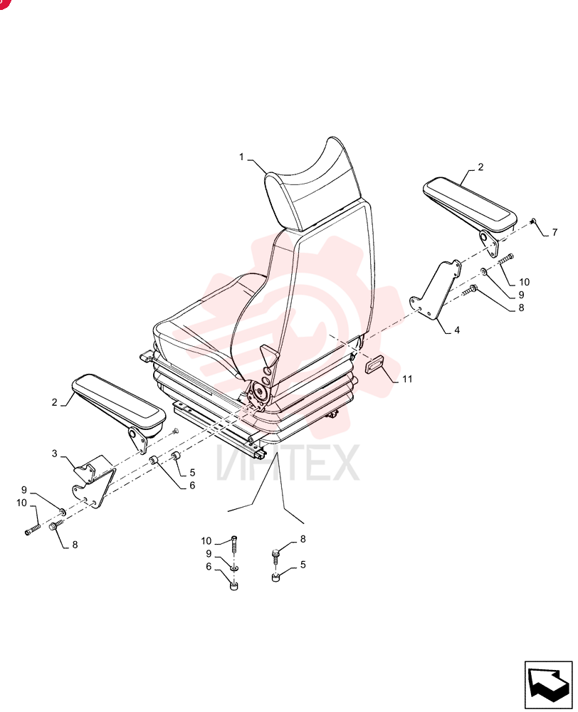 DRIVER SEAT YN25M00112F1 (1)