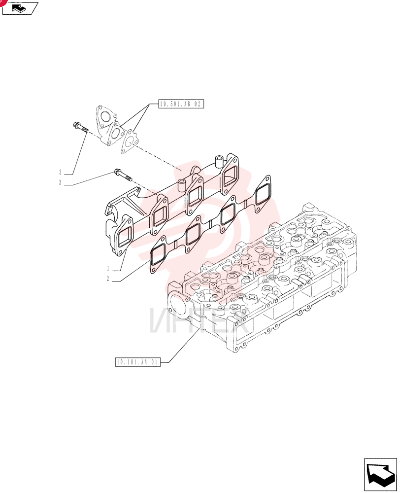 EXHAUST MANIFOLD VA32K3200100