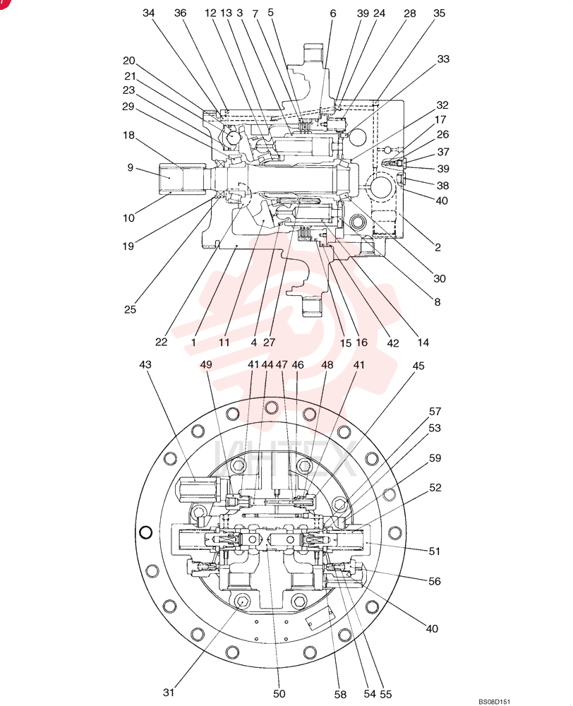 HYDRAULIC MOTOR YY15V00007F2