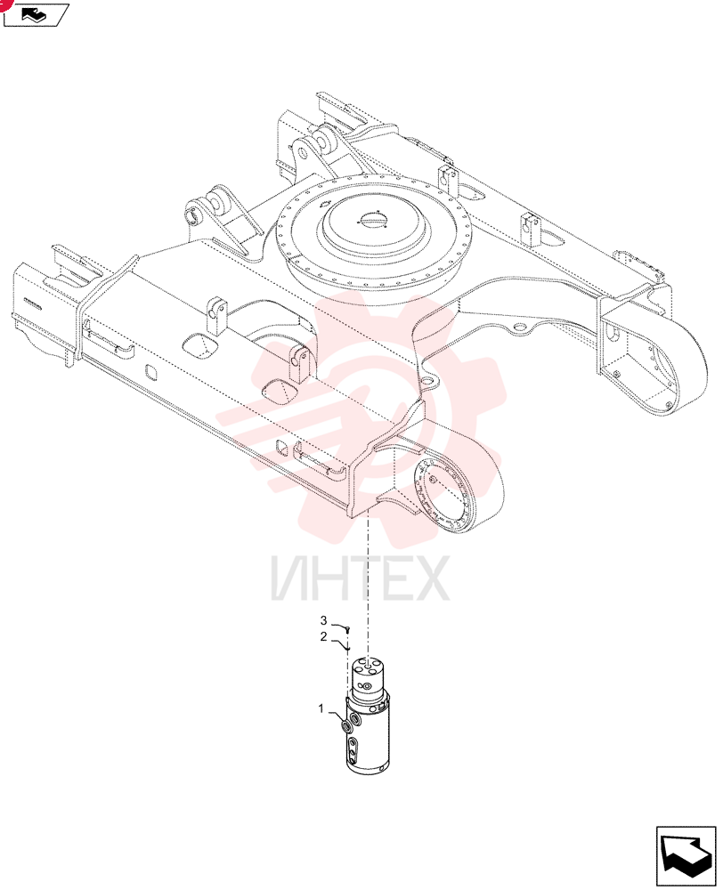 HYDRAULIC SWIVEL 24100J20523F3 (1)