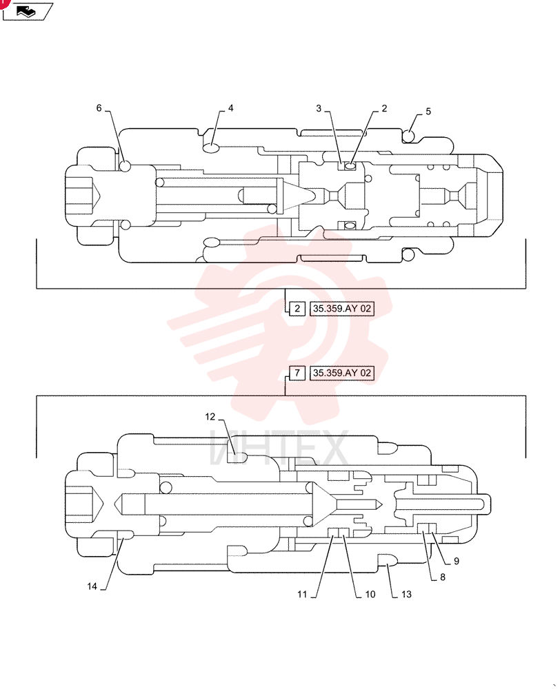 HYDRAULIC VALVE 2436R1119F7