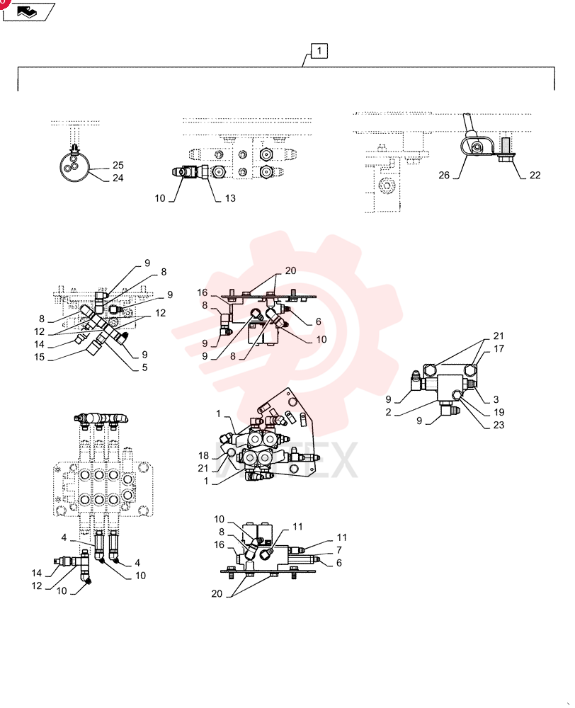 HYDRAULIC VALVE LC35V00004F3 (2)