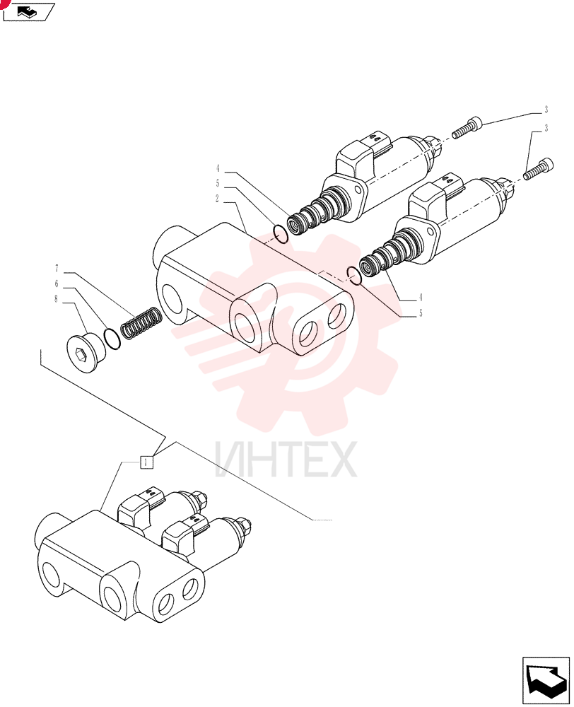 HYDRAULIC VALVE LC35V00004F3 (1)