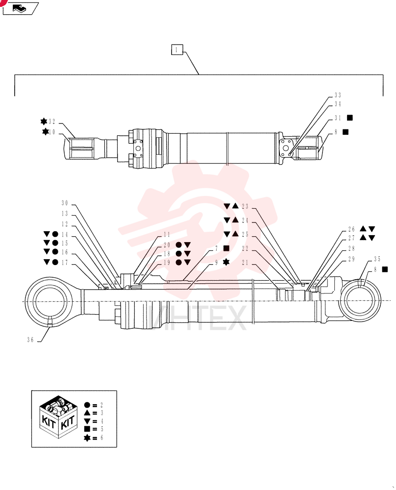 LIFT CYLINDER YY01V00087F1