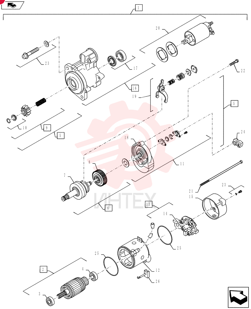 STARTER MOTOR VA32A6611200
