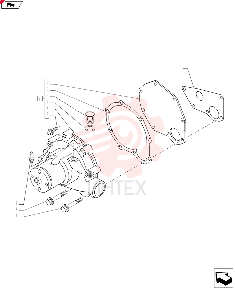 WATER PUMP VA32K4500010