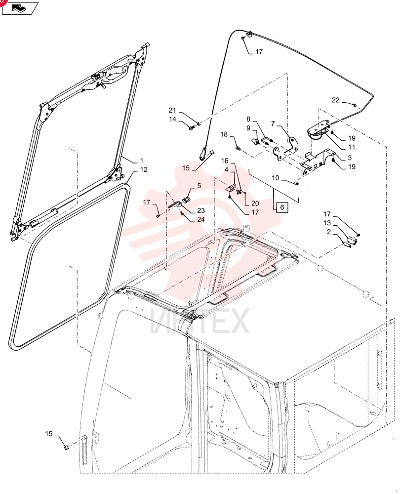 WINDOW FRAME LQ50C00003F1 (2)