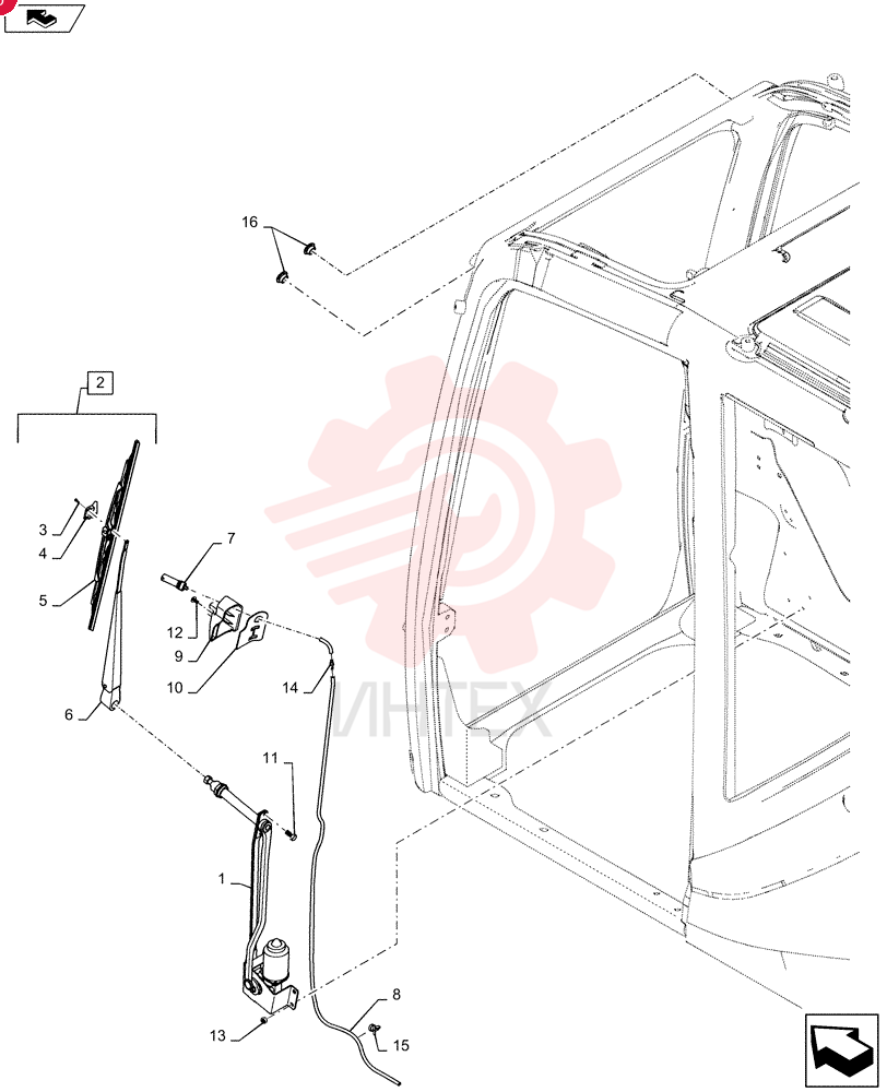 WIPER MOTOR LQ53C00003S001