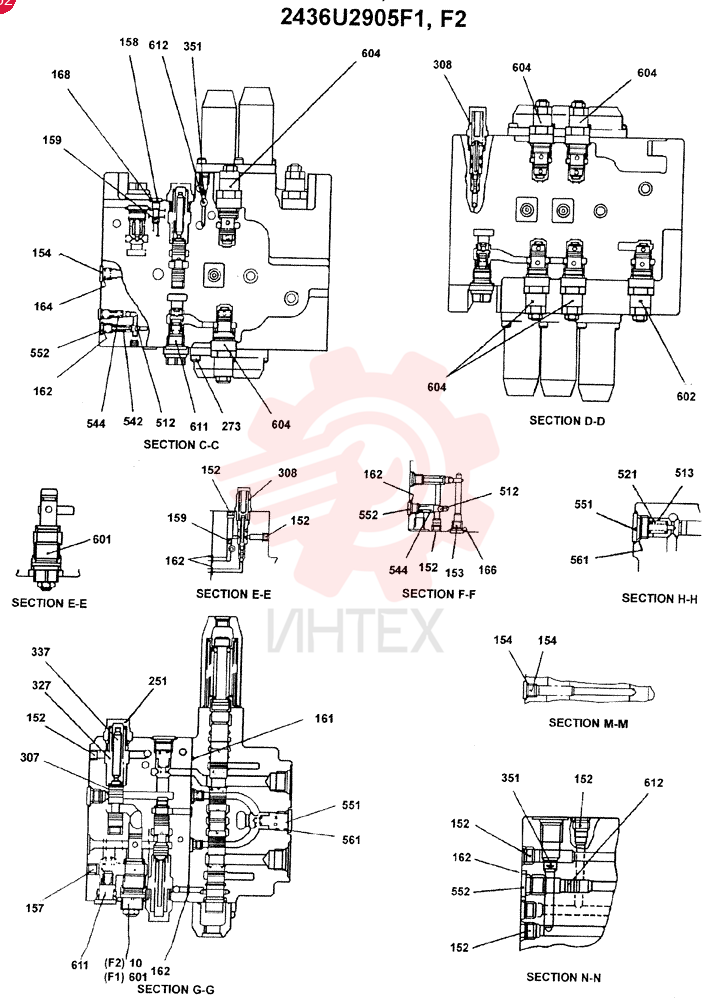 CONTROL VALVE 2436U2905F1 (1)