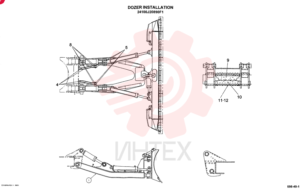 DOZER INSTAL 24100J20890F1 (2)