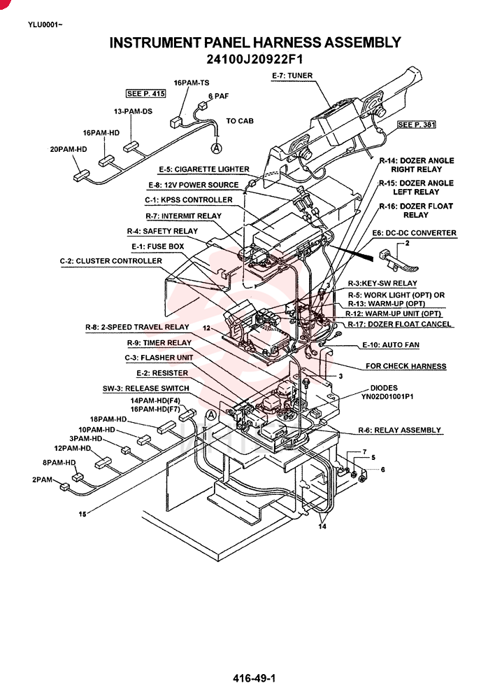 HARNESS ASSY, CONTROLLER 24100J20922F1 (4)