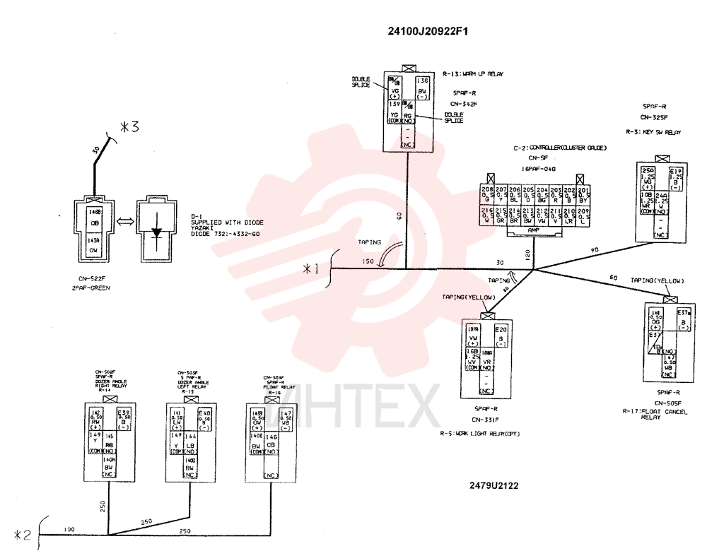 HARNESS ASSY, CONTROLLER 24100J20922F1 (1)