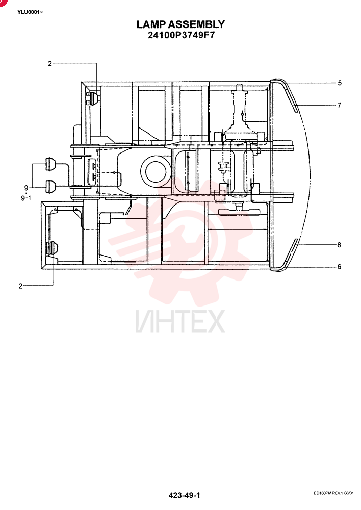 LAMP ASSY 24100P3749F7