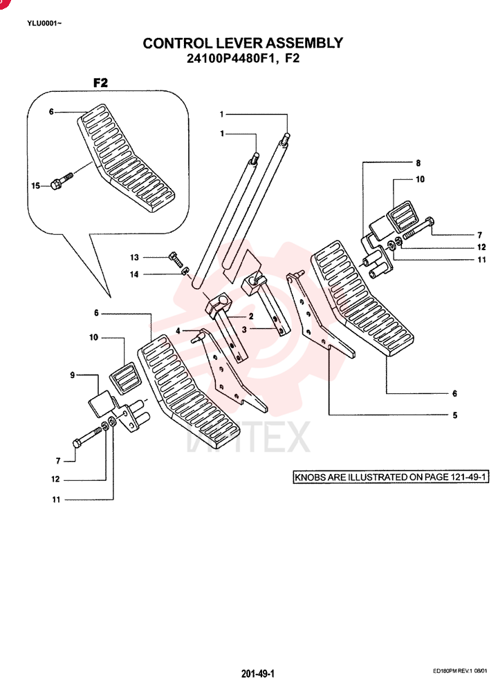 LEVER 24100P4480F1