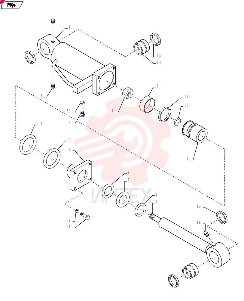 LIFT CYLINDER AW317-002-557