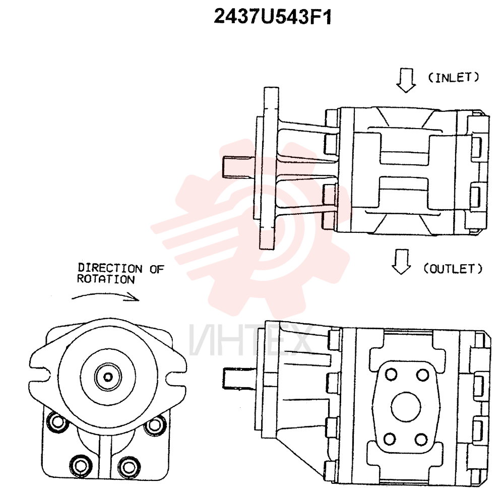 PUMP 2437U543F1