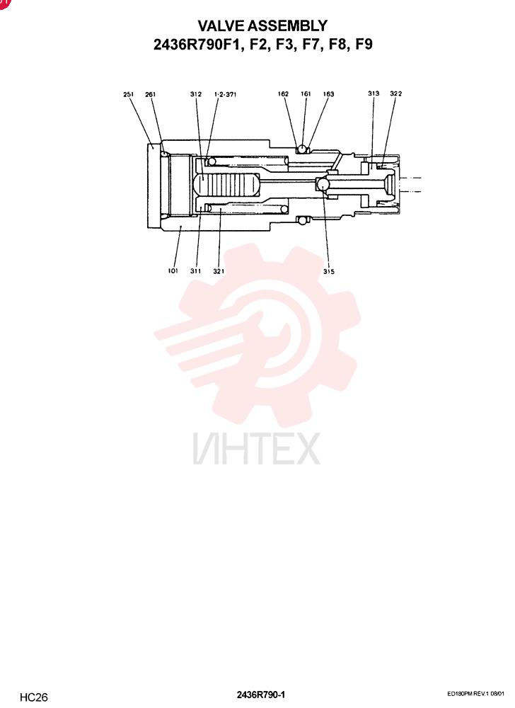 VALVE ASSY (175 kgf/cm2)