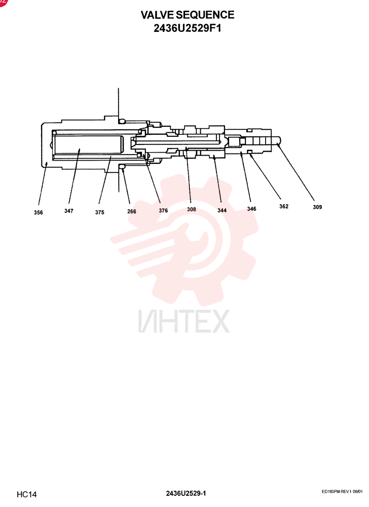 VALVE PRESSURE RELIE 2436U2529F1